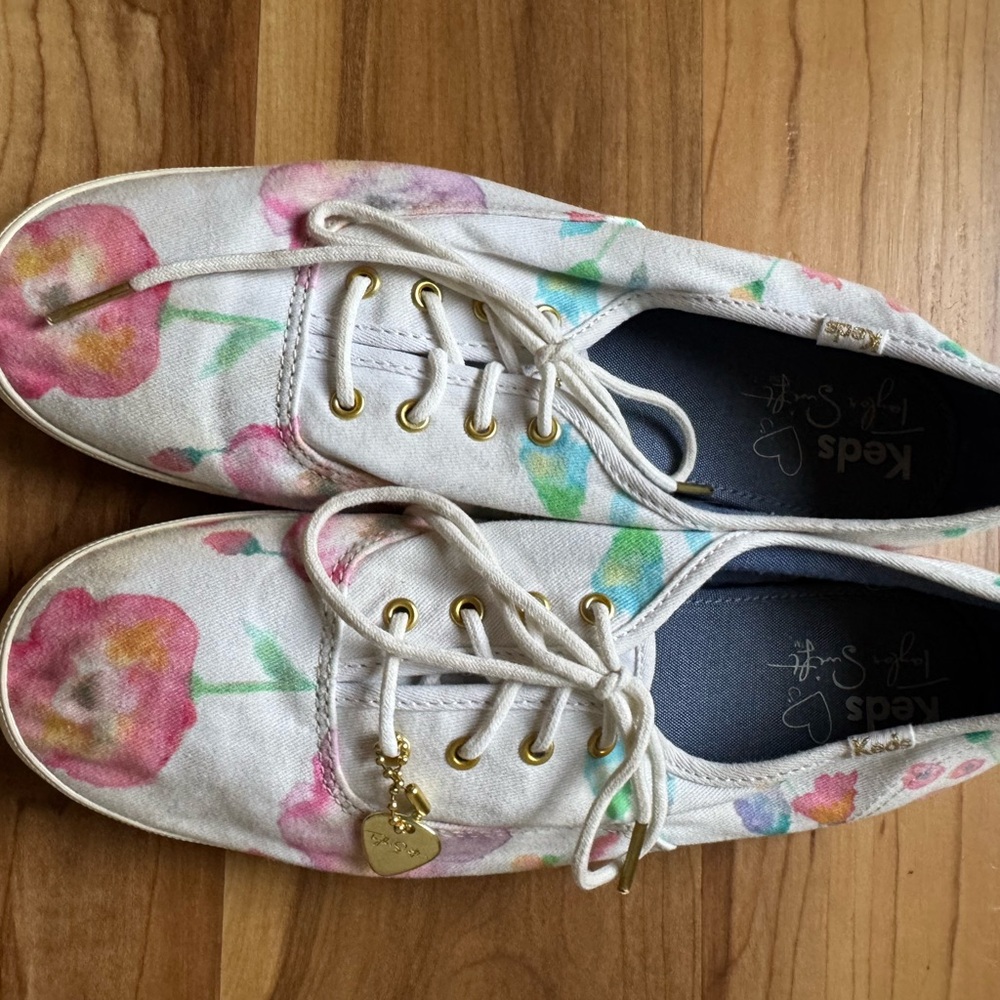 Taylor Swift keds incredible things Champion Flower Painting watercolor sneakers - Picture 15 of 15